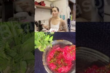 Aliya k glowing skin k  raj hai yeh salad #bhabhirasoirecipe @aliabhatt #tranding #healthy #yt