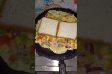 corn egg bread omlette recipe in Tamil healthy breakfast forkids#eggbreadrecipe #eggsandwich #shorts