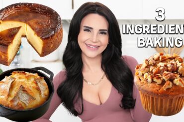 20 EASY 3-Ingredient Baking Recipes
