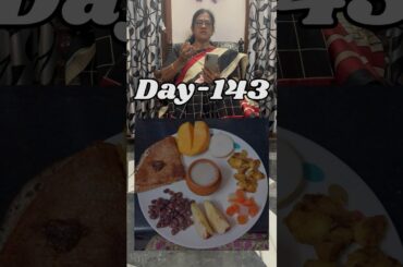 Day-143 My Healthy Breakfast recipe #aruvameesaikoduvaparva #weightloss #vijayalakshmitulasi #tasty