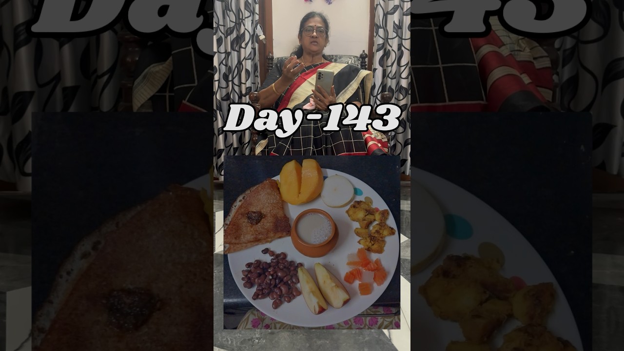 Day-143 My Healthy Breakfast recipe #aruvameesaikoduvaparva #weightloss #vijayalakshmitulasi #tasty Day-143 My Healthy Breakfast recipe #aruvameesaikoduvaparva #weightloss #vijayalakshmitulasi #tasty