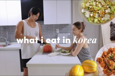 what i eat in a week living in korea (EASY + healthy recipes)