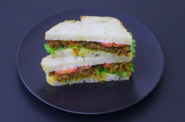 Weight Loss Sandwich - Protein & Fibre Rich Onion Sandwich - Healthy Sandwich Recipes