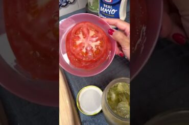 Easy Healthy Sandwich (Pumpernickel Bread and Black forest Ham)