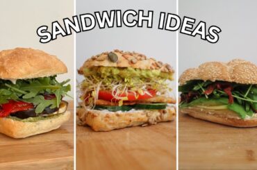 4 HEALTHY SANDWICH IDEAS