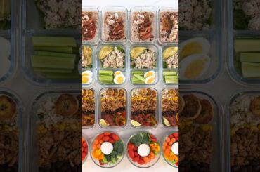 1 Hour High Protein Meal Prep for the Week! #mealprep