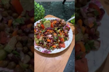 Fat Loss Chana Chaat #shorts #youtube #chanachaat #highprotein #cooking #food #healthy #viralvideo