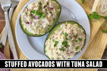 Stuffed Avocados with Tuna Salad | HEALTHY 10 Minute Recipe