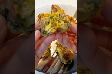 Healthy Broccoli Cheddar Bites #recipe #food #broccoli #healthysnacks #shorts #shortsfeed #trending