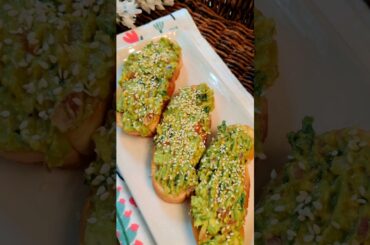 11/101 HEALTHY DIET||GUACAMOLE BREAD TOAST||#shorts #viral