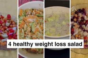 Eat 4 healthy weight loss salads for a month and lose 5kg weight #food #recipe #cooking #yt #ytviral