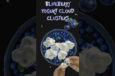 BLUEBERRY YOGURT FROZEN DESSERT | HEALTHY LOW CALORIE | #youtubeshorts #shorts #trending #viralshort