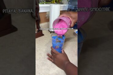 Dragon Fruit Banana Strawberry Pineapple Smoothie | Quick & Healthy Recipe