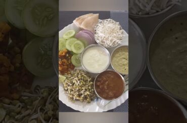 Healthy Lunch Thali#Weight Loss Lunch Thali#healthy eating #Short #food#healthy lifestyle#shorts