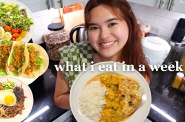 what i eat in a week (simple & healthy recipes)