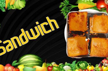 Double Layer sandwich | Healthy recipes | Air fried #kitchen  #food  #snack #recipe #airfryer #vlogs