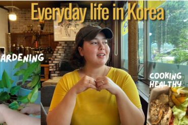 Korea Vlog | A Week in the life: Healthy Recipes, Cinnamon ritual for abundance and gardening