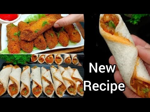 easy & quick bread snacks recipes | quick evening snacks with bread | potato bread roll | Snacks easy & quick bread snacks recipes | quick evening snacks with bread | potato bread roll | Snacks