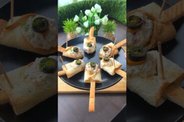 #shorts Best Party Starter - Bread Spoons #easyrecipes #ashortaday