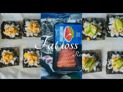 Healthy Fat Loss | Low Calorie High Protein & Omega 3 Avocado Sushi | Healthy & Easy Recipes #food Healthy Fat Loss | Low Calorie High Protein & Omega 3 Avocado Sushi | Healthy & Easy Recipes #food