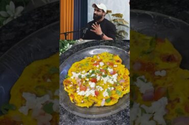 High Protein Meal Paneer Besan Chilla by Viral Fitness Coach Nitesh Soniy #shorts #viral