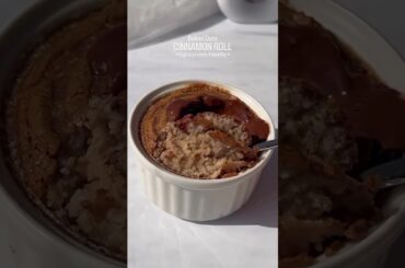 Cinnamon Roll #highprotein #healthylifestyle #baking #shorts #youtubeshorts #healthy #breakfast
