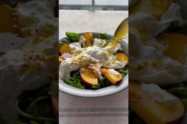 Amazing Burrata Peach Salad recipe                         #shorts #viralshorts #best #recipe #salad