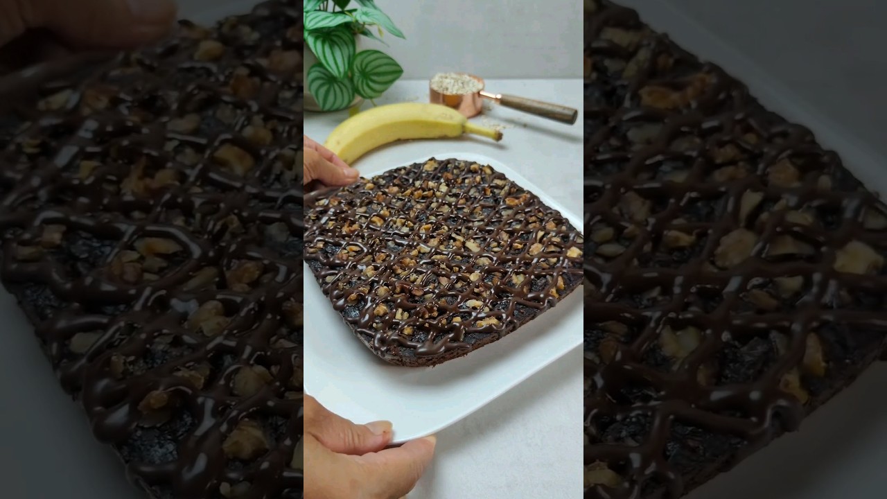 Oatmeal and banana cake! No sugar added! #protein #healthyrecipes #yum #oatsrecipe Oatmeal and banana cake! No sugar added! #protein #healthyrecipes #yum #oatsrecipe