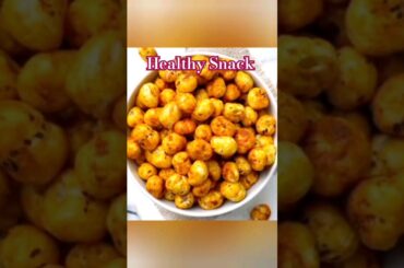 Chatpata makhana recipe#Healthy Snack Recipe #Shorts #Please subscribe my channel