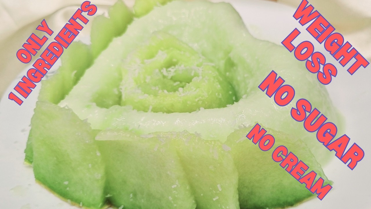 Low-calorie summer dessert with only 1 ingredient, no sugar, no cream, no baking for weight loss Low-calorie summer dessert with only 1 ingredient, no sugar, no cream, no baking for weight loss