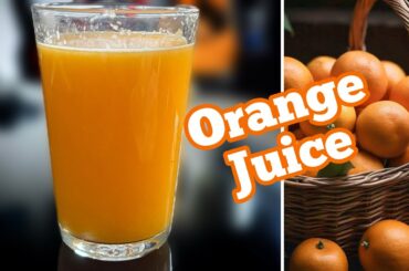 Orange juice recipe for weight loss | simple and easy juicing recipes | homemade orange juice recipe