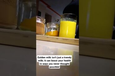 How to Make Golden Milk/Transform Your Health#healthyrecipes#healthylifestyle#shorts
