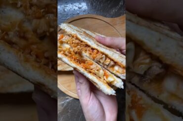 Easy Chicken sandwich | easy sandwich recipes | kids lunch box mayo sandwich recipe #shorts #asmr