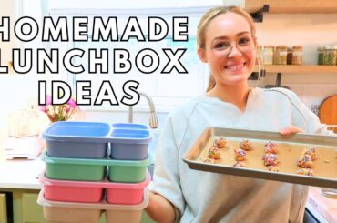 Back To School Kids Lunchbox Ideas! Make Healthier + Homemade School Lunches
