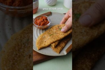 Trending Oats Cheela/dosa for breakfast | Healthy Breakfast Cooking Video | #healthy #easyrecipe
