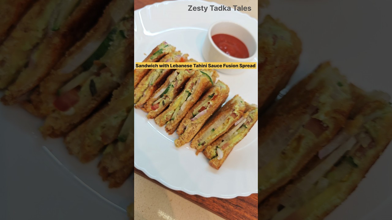 Tiffin Series(Ep – 13)|Healthy mayonnaise (Tahini Sauce with Twist) Sandwich recipes! Tiffin Series(Ep - 13)|Healthy mayonnaise (Tahini Sauce with Twist) Sandwich recipes!