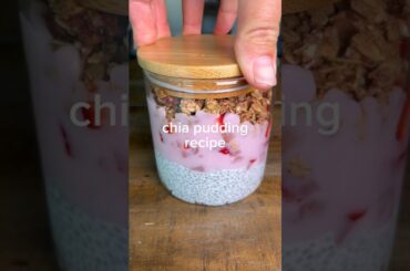 CHIA PUDDING RECIPE for meal prep #chiapudding #healthybreakfast #healthyrecipes #mealprep