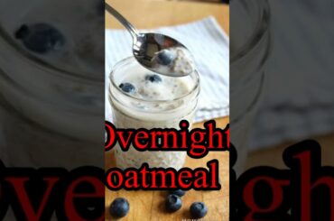 Overnight oatmeal | High protein oatmeal #healthylifestyle #healthybreakfastrecipes #recipe