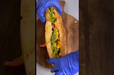 How to make Vegetable Subway Sandwich at home | Healthy Sandwich | Simple & Easy Recipe #ytshorts