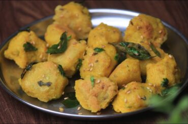 Bafauri / steamed chana dal dumplings / healthy snack recipe