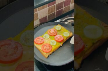 Most healthiest bread omelette #shorts #youtubeshorts #reels #breakfast #healthy #egg #breadrecipe