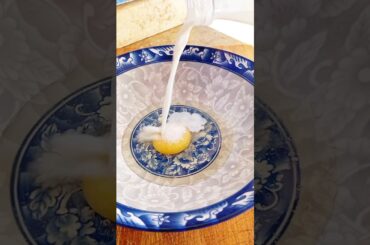 Healthy breakfast with eggs,  bread & milk #shorts #food #breakfastfood  #shortsfeed #breakfast