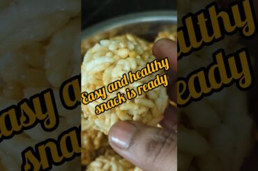 Murmura Laddu | Healthy and easy snack recipe for kids #shorts #snack #youtubeshorts #murmuraladdu