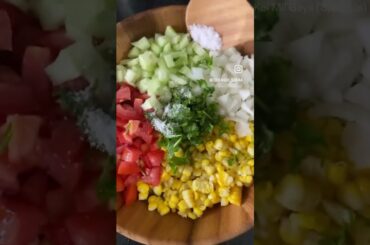 Sweet corn chaat #weightloss #foodblogger #recipe #healthy #sweetcorn #chaat#oilfreesnacks #nooil