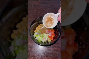 Weight loss Channa Chaat Recipe | Chickpeas Salad Recipe #tfskitchen #weightloss #chickpeasalad