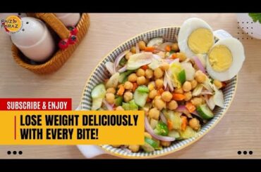 Healthy High Protein Weight Loss Salad | High Fiber Salad Indian Recipe | Faiza Faraz