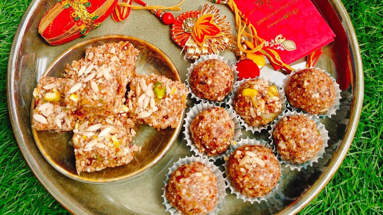 Healthy Indian Sweets Recipe | Dry fruit Barfi No Ghee/No Sugar/No jaggery | Instant Energy Booster Healthy Indian Sweets Recipe | Dry fruit Barfi No Ghee/No Sugar/No jaggery | Instant Energy Booster