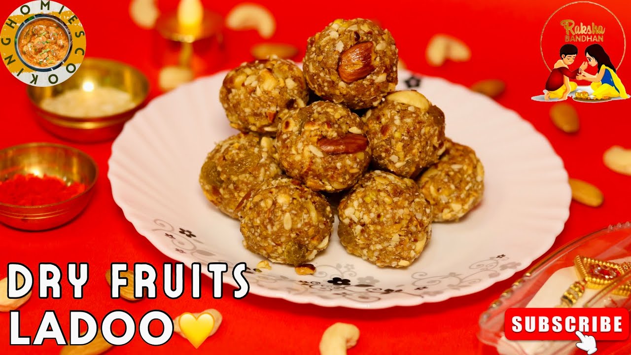Dry Fruits Ladoo Recipe | Rakhi Special | Healthy Snacks | No Sugar Sweet Recipe | Homies Cooking Dry Fruits Ladoo Recipe | Rakhi Special | Healthy Snacks | No Sugar Sweet Recipe | Homies Cooking