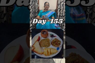 Day-155 My Healthy Breakfast recipe #aruvameesaikoduvaparva #vijayalakshmitulasi #weightloss #tasty