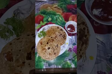 Pur bhora aloo porotha healthy breakfast recipe #breakfastrecipes #shortsviral #bengolifood